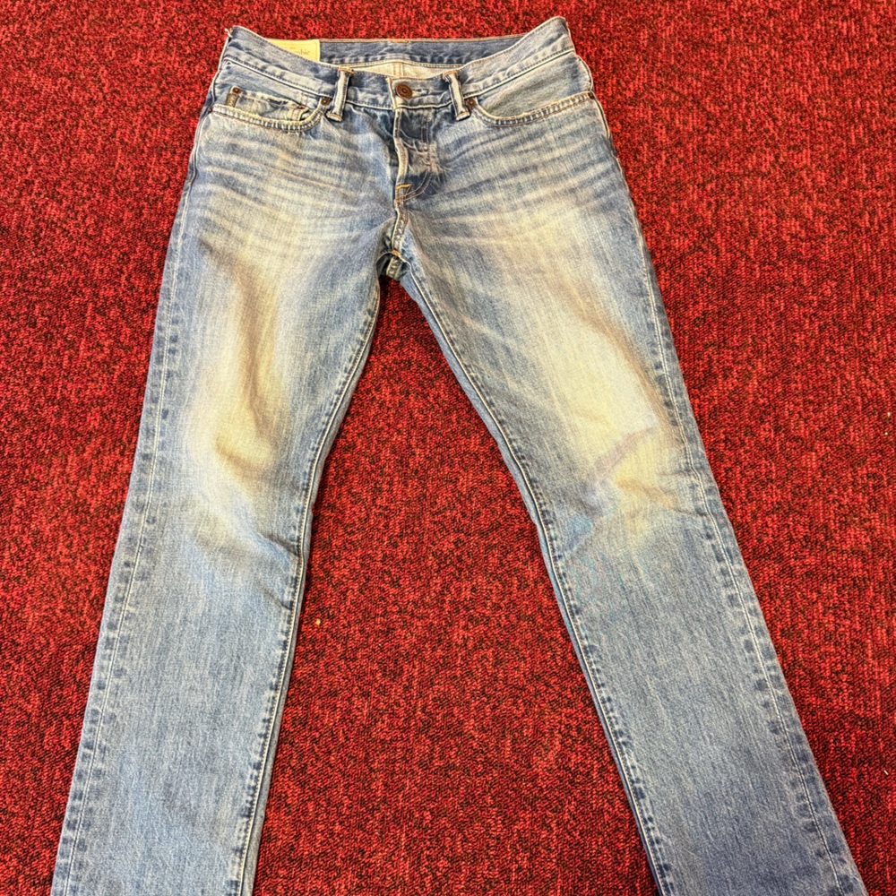 Abercrombie & Fitch Classic Blue Straight Jeans